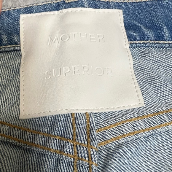 Mother Dodger Ankle Romaine Calm Embroidered Crop Jean Embroidered Fruit Size 29 - Picture 10 of 16